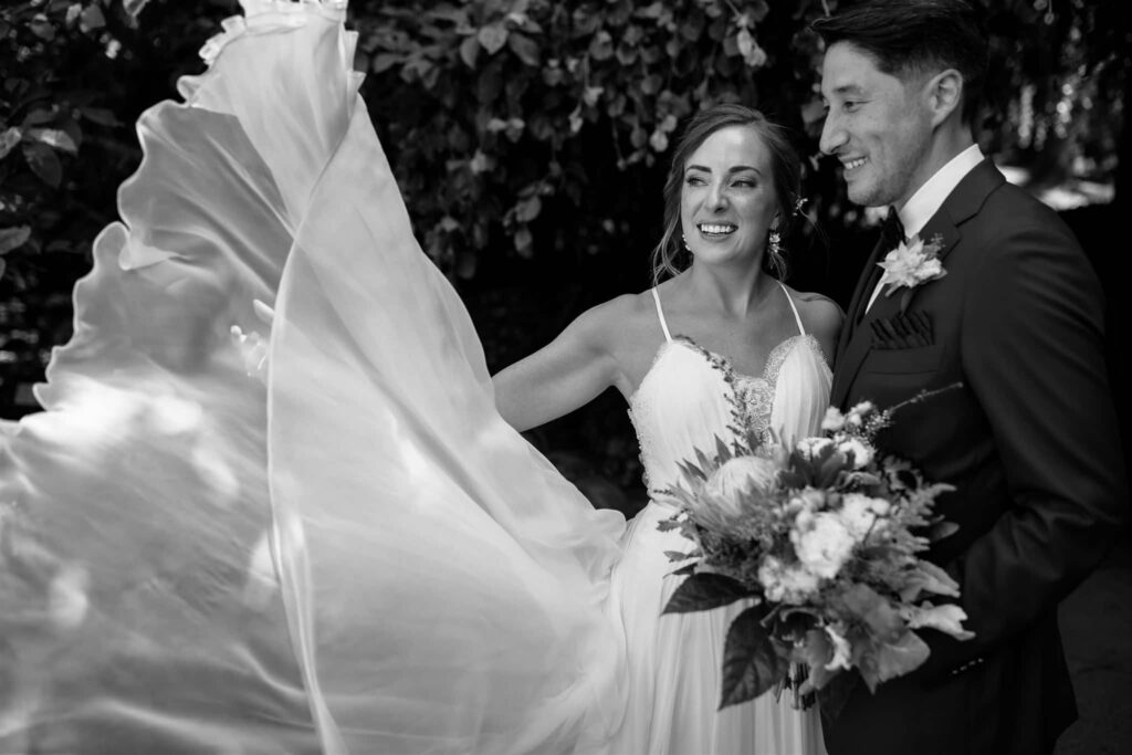 Black and White Wedding Photography Vancouver